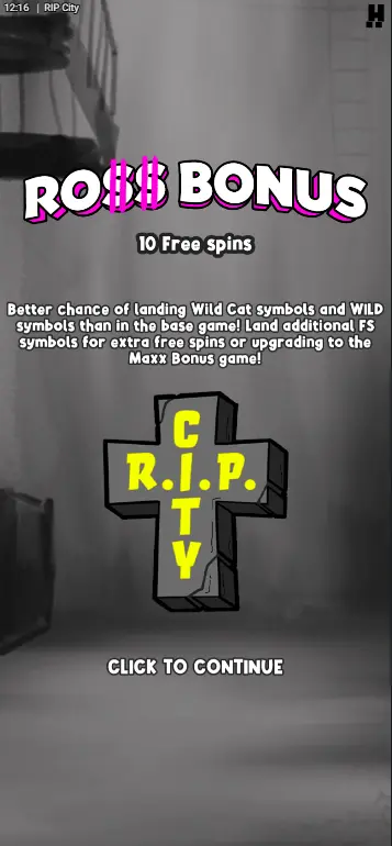 Hacksaw RIP City Ro$$ Bonus free spins round active